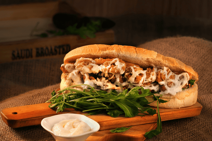 chicken pizza sandwich